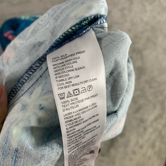 Tommy Bahama Shirt Mens XL This Is How I Roll Camp Silk Poker Hula Loop Collar - Picture 7 of 9